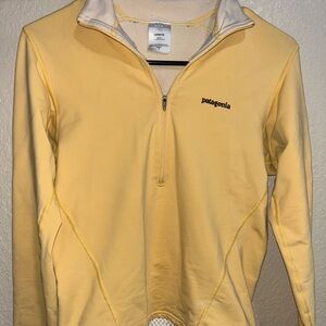 Patagonia Sunburst Yellow Quarter-Zip Top